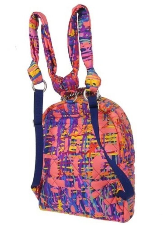 Chanel Pink Nylon Backpack 178013 main image 5